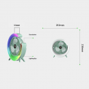 炫彩小夜燈桌面風扇