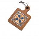 陶瓷實木杯墊隔熱墊 陶瓷實木杯墊隔熱墊