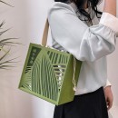 Checkered Felt ToteBag