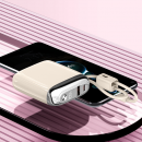 迷你行動電源快充自帶掛線