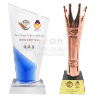 多邊水晶獎座-樂善堂李賢義裔群社少數族裔支援服務中心