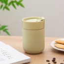 旅行硅胶带盖陶瓷杯