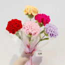 Bouquet of pipe cleaner carnations and tulips