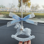 木馬石膏香薰片擴香石掛件