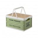 Portable foldable storage box