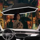 LED Light Reverse Automatic Umbrella