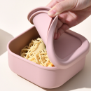 可微波加熱矽膠飯盒