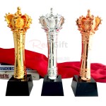 Resin Crown Crystal Trophy