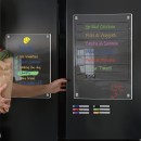 亞克力2mm手寫磁吸留言板冰箱貼