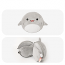 Travel portable eye mask and neck pillow