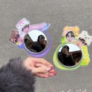 Customizable check-in mirror