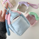 Plush small house transparent doll bag storage bag Plush small house transparent doll bag storage bag