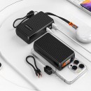 伸縮自帶線移動電源