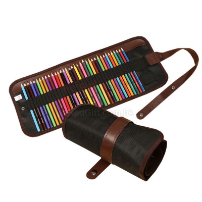 Color Pencils with Roll Case