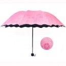 Water Activated Color Changing Flower Print Umbrella