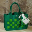 Checkered Felt ToteBag