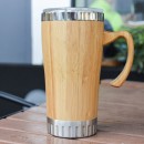 Bamboo Stainless Steel Thermal Mug
