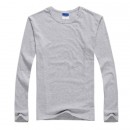 Pure Color Long Sleeve Polo Shirt