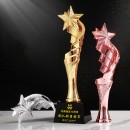 Resin Crown Crystal Trophy