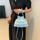 Argyle Drawstring Cloud Bag