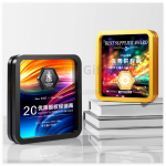 Square Metal Crystal Trophy