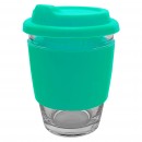 Carlo Glass Coffee Cup - Silicone Band