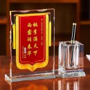 水晶錦旗桌面擺件