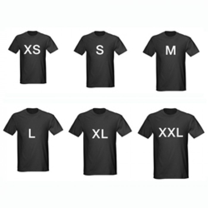 廣告 T-Shirt 尺寸表