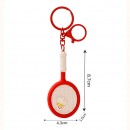 Badminton racket keychain pendant Badminton racket keychain pendant