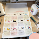 Calendar wall hanging