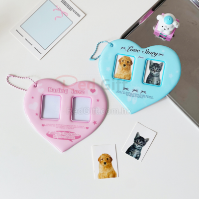 Card case pendant keychain
