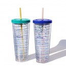 720ML Plastic Straw Cup