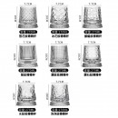 Rotatable Tumbler Crystal Glass