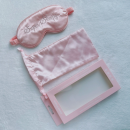Double-sided silk-like strap eye mask