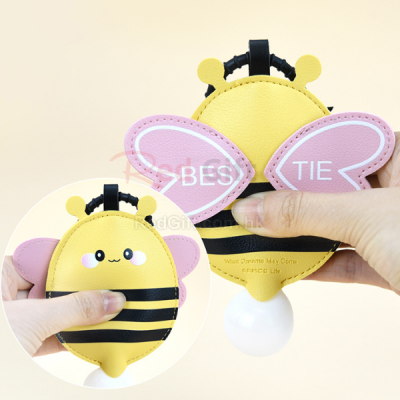 Bee Stress Relief Squeeze Keychain