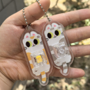 猫咪按键解压玩具钥匙扣