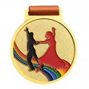 Colorful Dance Competition Medal