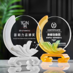 水晶奖座