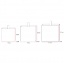 Drawer type PE film storage box