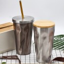 500ML Stainless Steel Coffee Thermos with Straw