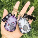 羽毛球搖搖樂鑰匙扣掛件