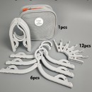 Folding Clothes Hanger With Storage Bag, Travel Clothes Drying Rack