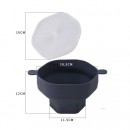 Silicone Popcorn Bowl With Handle Silicone Popcorn Bowl With Handle