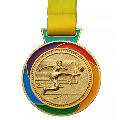 Football Metal Medal