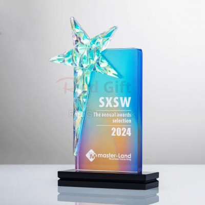 Plated Crystal Award