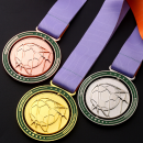 Metal rotating medal