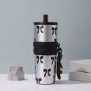 Large-Capacity Portable Thermos With  Stainless Steel/Ceramic Inner Liner