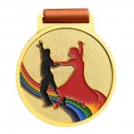 Colorful Dance Competition Medal