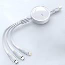 三合一伸縮快充充電線