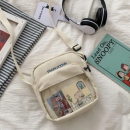 透明斜挎吧唧痛包收納包